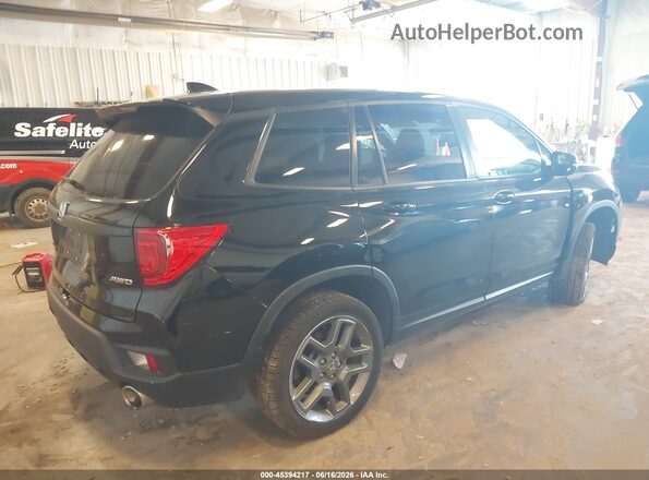 5FNYF8H52PB003980 2023 HONDA PASSPORT Black Задня права чверть