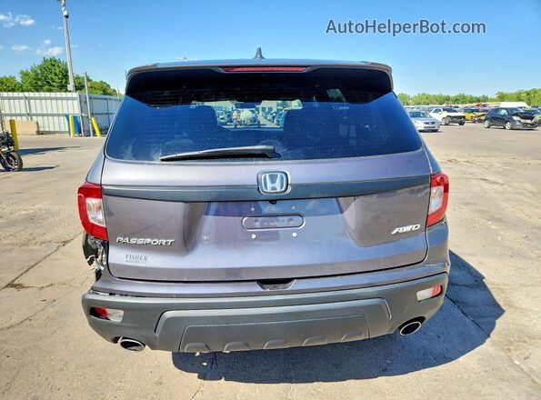 5FNYF8H53MB040287 2021 HONDA PASSPORT Gray Հետևի տեսք
