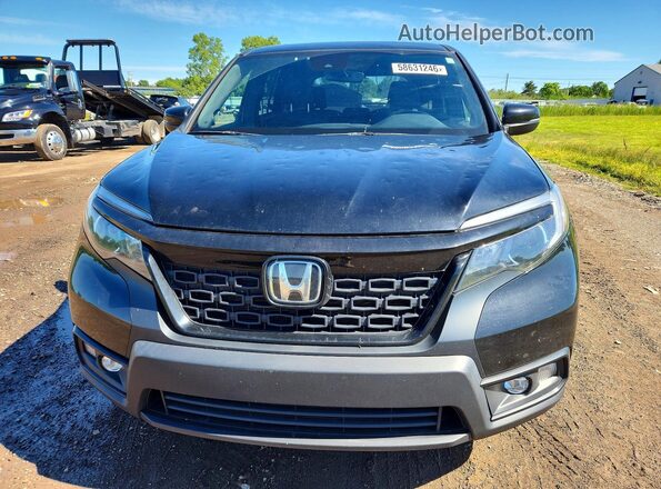 5FNYF8H53MB042184 2021 HONDA PASSPORT Black Вид спереду