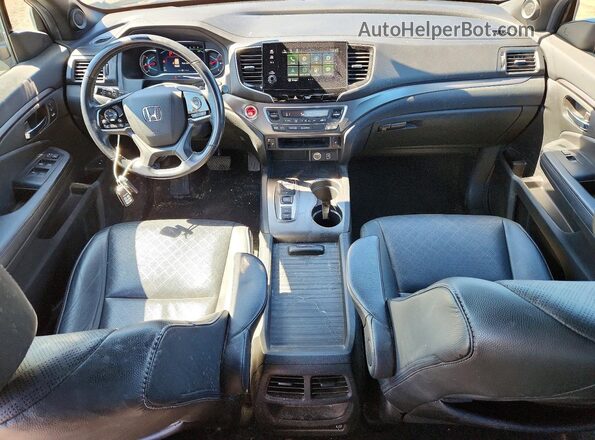 5FNYF8H53MB042184 2021 HONDA PASSPORT Black Вид панелі приладів
