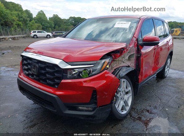 5FNYF8H53RB006907 2024 HONDA PASSPORT Red Przód lewy