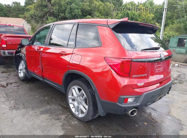 5FNYF8H53RB006907 2024 HONDA PASSPORT Red Tył lewy