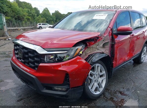 5FNYF8H53RB006907 2024 HONDA PASSPORT Red Widok z przodu