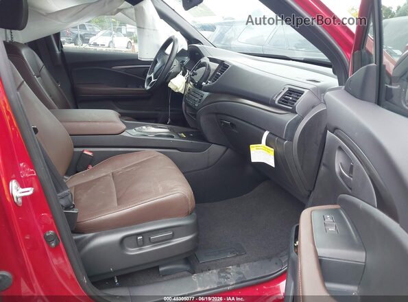 5FNYF8H53RB006907 2024 HONDA PASSPORT Red Widok wnętrza z przodu