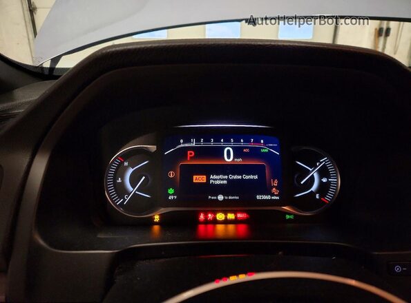 5FNYF8H53SB014110 2025 HONDA PASSPORT Синий Вид щитка приборов