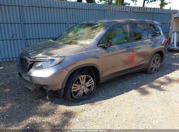 5FNYF8H54MB043117 2021 HONDA PASSPORT Серый Передняя левая четверть