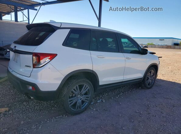 5FNYF8H55MB011048 2021 HONDA PASSPORT White Задня права чверть