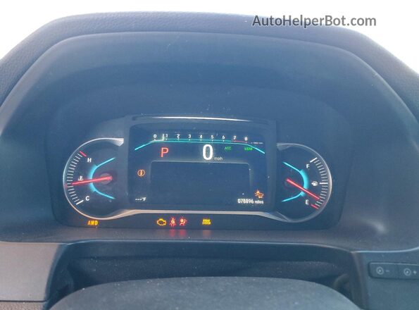 5FNYF8H55MB011048 2021 HONDA PASSPORT White Вид щитка приладів