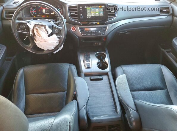 5FNYF8H55MB011048 2021 HONDA PASSPORT White Вид панелі приладів