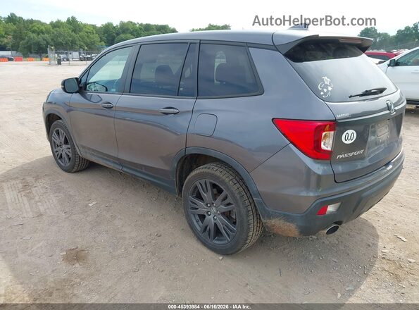 5FNYF8H55MB027248 2021 HONDA PASSPORT Black Задня ліва чверть