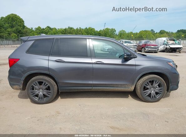 5FNYF8H55MB027248 2021 HONDA PASSPORT Black Вид задньої частини салону