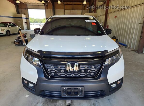 5FNYF8H55MB042414 2021 HONDA PASSPORT White Դիմացի տեսք