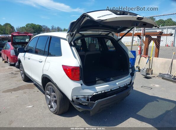 5FNYF8H55NB018678 2022 HONDA PASSPORT White Trasero izquierdo