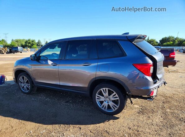 5FNYF8H56KB020676 2019 HONDA PASSPORT Gray უკანა მარცხენა