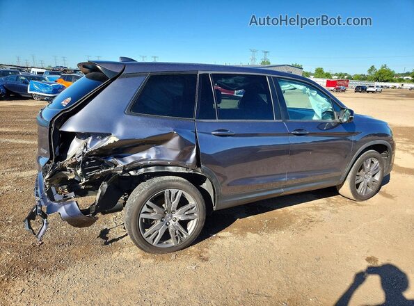 5FNYF8H56KB020676 2019 HONDA PASSPORT Gray უკანა მარჯვენა
