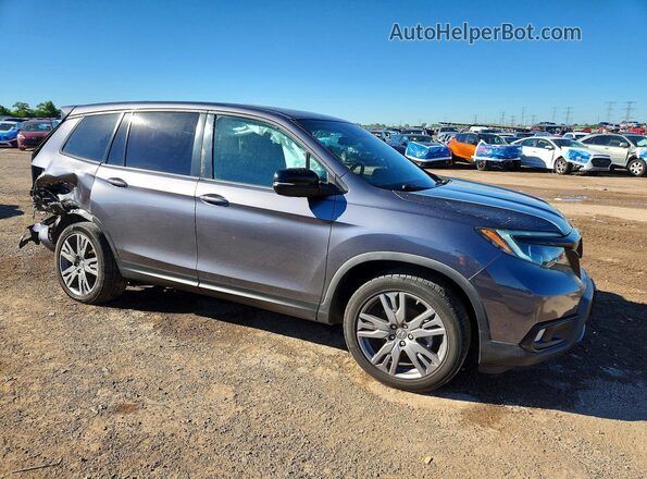 5FNYF8H56KB020676 2019 HONDA PASSPORT Gray წინა მარჯვენა