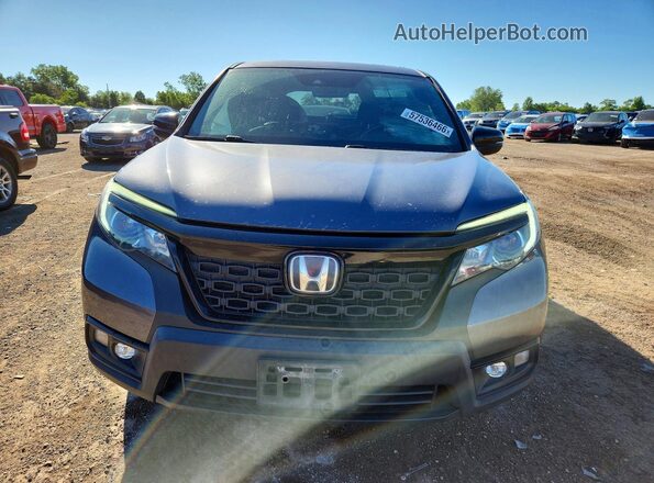 5FNYF8H56KB020676 2019 HONDA PASSPORT Gray წინა ხედი