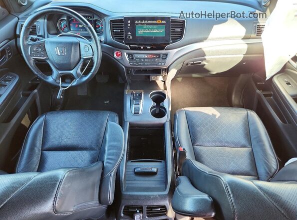5FNYF8H56KB020676 2019 HONDA PASSPORT Gray წინა პანელის ხედი