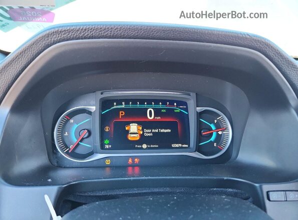 5FNYF8H56KB020676 2019 HONDA PASSPORT Gray ხელსაწყოთა პანელის ხედი
