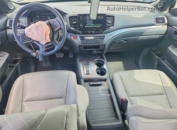 5FNYF8H56LB011641 2020 HONDA PASSPORT Gray Вид панелі приладів