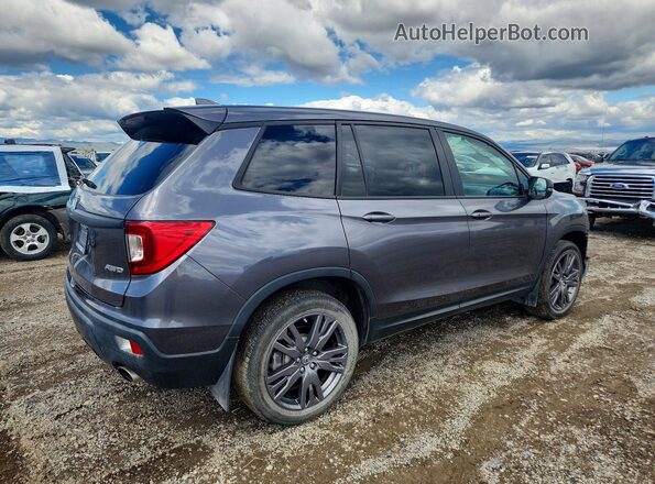 5FNYF8H56LB011641 2020 HONDA PASSPORT Gray Задня права чверть