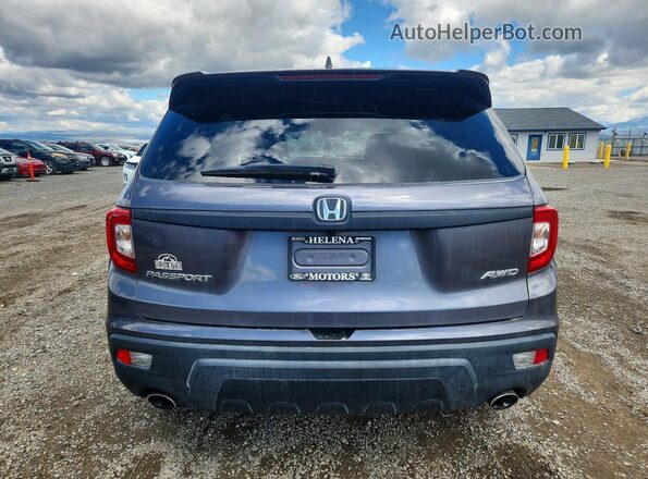 5FNYF8H56LB011641 2020 HONDA PASSPORT Gray Вид ззаду