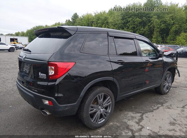 5FNYF8H56MB032961 2021 HONDA PASSPORT Black Rear right