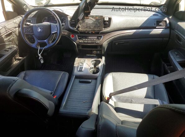 5FNYF8H56NB019323 2022 HONDA PASSPORT Black Առջևի վահանակի տեսք