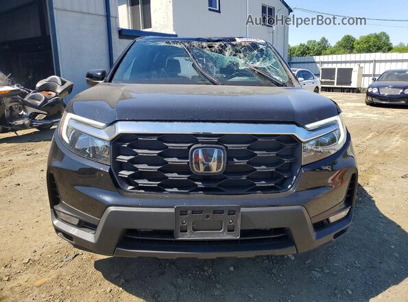 5FNYF8H56NB019323 2022 HONDA PASSPORT Black Դիմացի տեսք