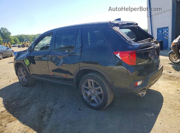 5FNYF8H56NB019323 2022 HONDA PASSPORT Black Հետևի ձախ