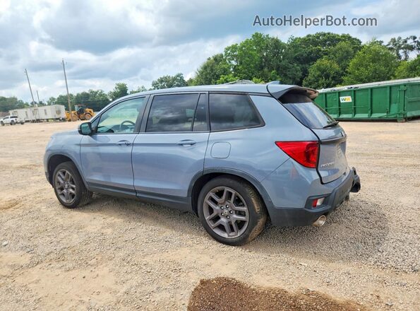 5FNYF8H56PB011631 2023 HONDA PASSPORT Blue Rear left
