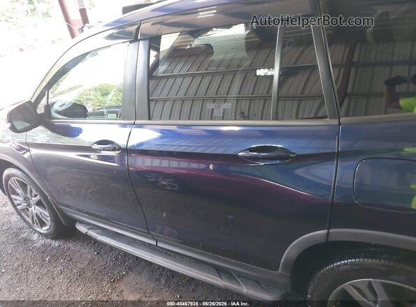 5FNYF8H59KB029176 2019 HONDA PASSPORT Синий Панорамный вид салона 360°