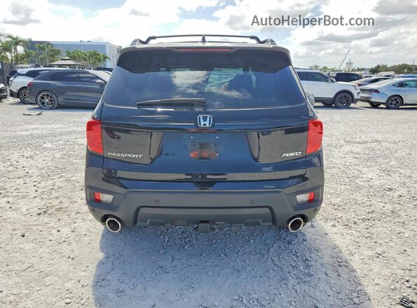 5FNYF8H59RB015580 2024 HONDA PASSPORT Black Vista trasera