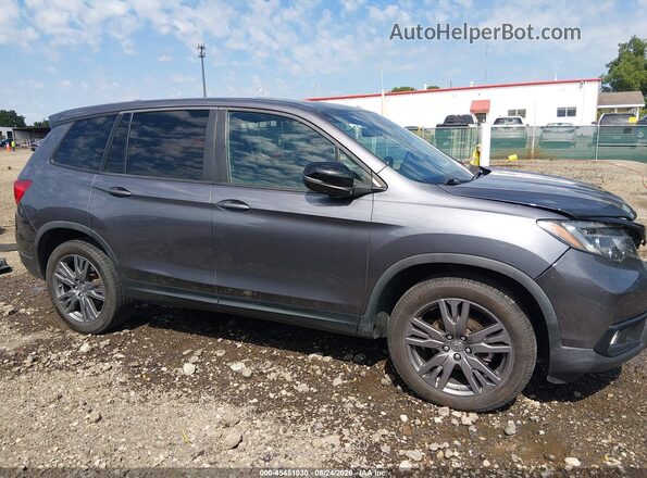 5FNYF8H5XLB019371 2020 HONDA PASSPORT Gray Vista interior de 360 grados