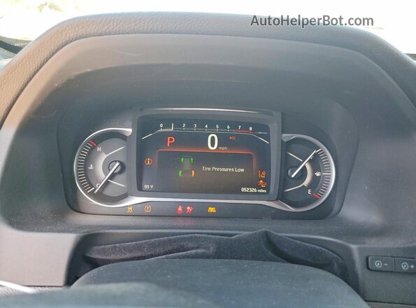 5FNYF8H5XPB029680 2023 HONDA PASSPORT Blue ხელსაწყოთა პანელის ხედი
