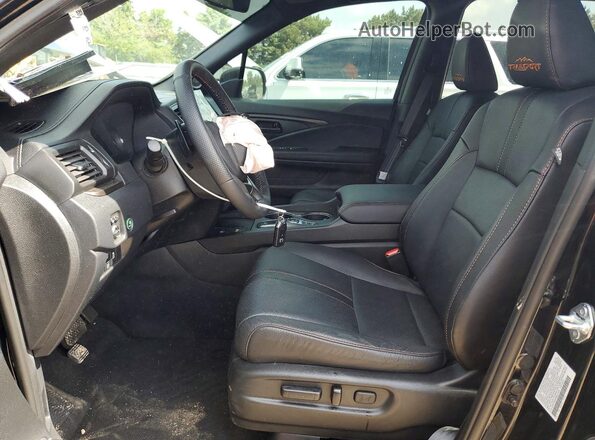 5FNYF8H60RB021938 2024 HONDA PASSPORT Black Front interior view