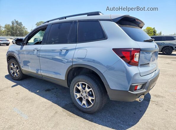 5FNYF8H61PB035893 2023 HONDA PASSPORT Blue Rear left