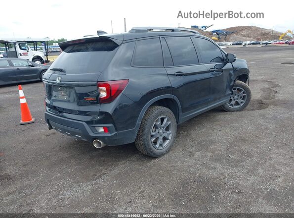 5FNYF8H62RB019172 2024 HONDA PASSPORT Черный Задняя правая четверть
