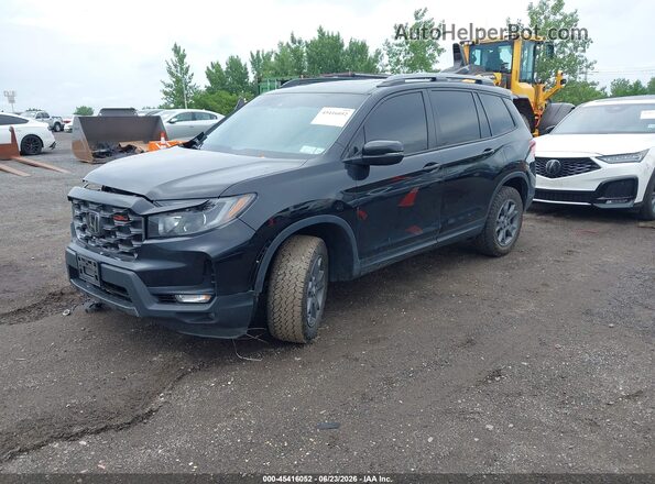 5FNYF8H62RB019172 2024 HONDA PASSPORT Черный Передняя левая четверть