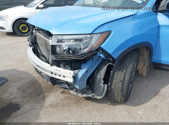 5FNYF8H64RB018301 2024 HONDA PASSPORT Blue Вид спереду