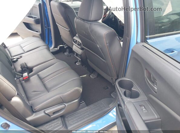 5FNYF8H64RB018301 2024 HONDA PASSPORT Blue Вид наклейки з VIN-кодом