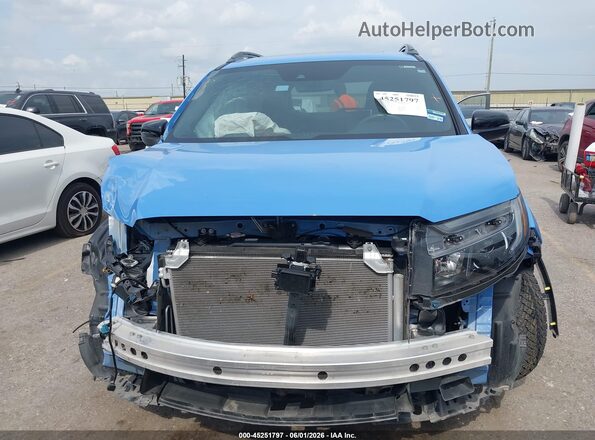 5FNYF8H64RB018301 2024 HONDA PASSPORT Blue Вид задньої частини салону