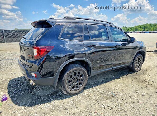 5FNYF8H66PB013744 2023 HONDA PASSPORT Черный Задняя правая четверть