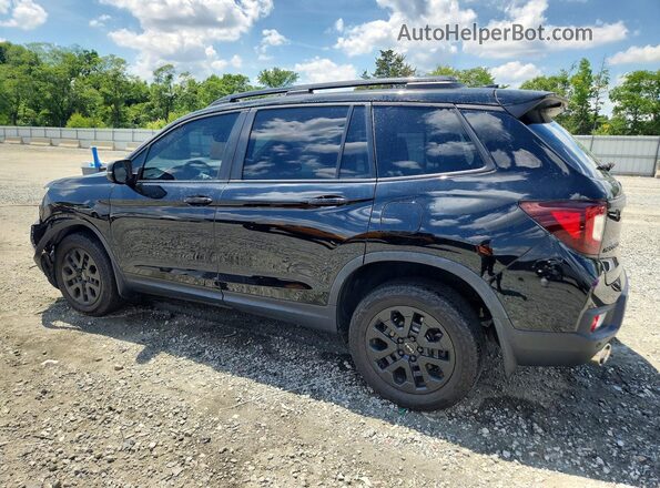 5FNYF8H66PB013744 2023 HONDA PASSPORT Черный Задняя левая четверть