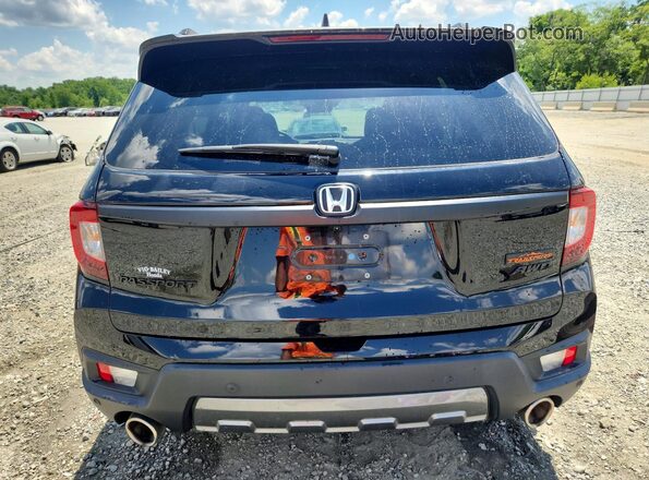 5FNYF8H66PB013744 2023 HONDA PASSPORT Черный Вид сзади