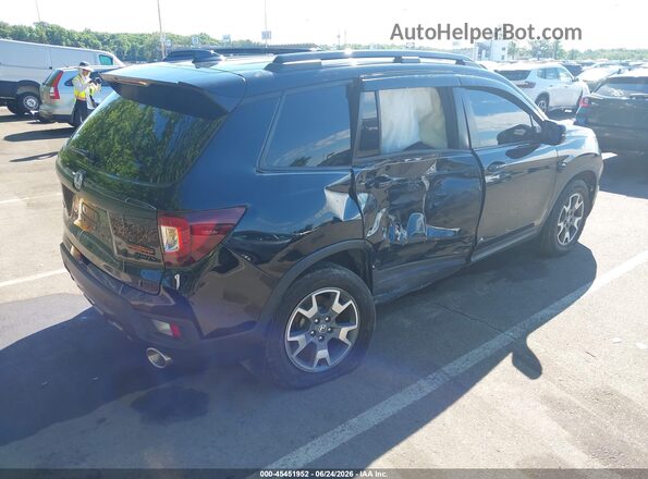 5FNYF8H6XPB005436 2023 HONDA PASSPORT Черный Задняя правая четверть