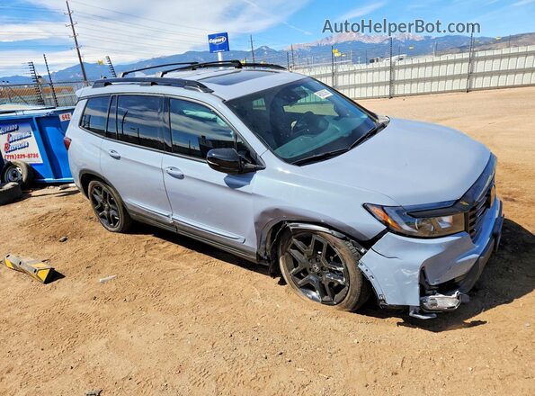 5FNYF8H81RB013901 2024 HONDA PASSPORT Синий Передняя правая четверть