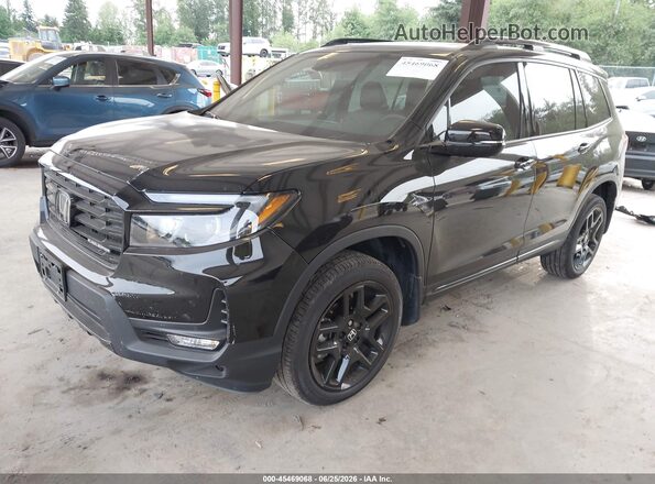 5FNYF8H84RB015495 2024 HONDA PASSPORT Black Vista tres cuartos delantera izquierda