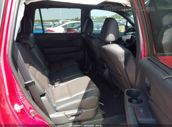 5FNYF8H85RB015778 2024 HONDA PASSPORT Red VIN կոդի պիտակի տեսք