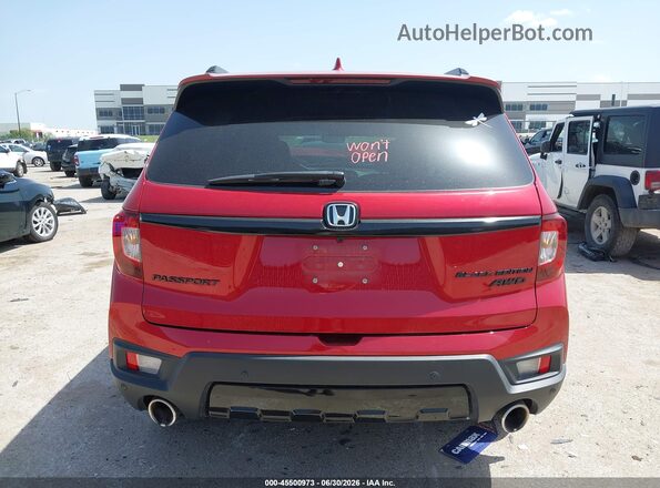 5FNYF8H85RB015778 2024 HONDA PASSPORT Red 